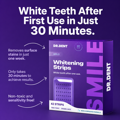 Purple Teeth Whitening Strips