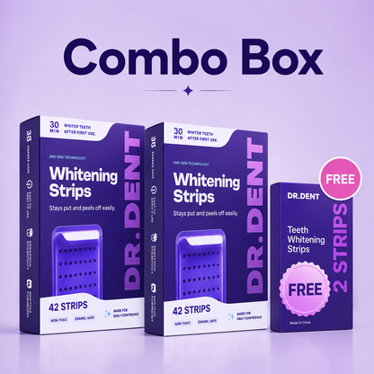Purple Teeth Whitening Strips