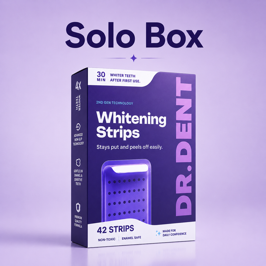 Purple Teeth Whitening Strips
